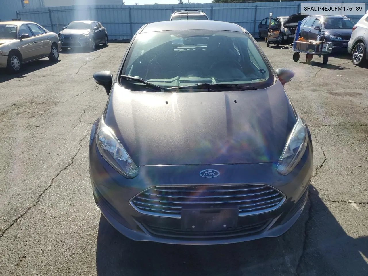 2015 Ford Fiesta Se VIN: 3FADP4EJ0FM176189 Lot: 76352384