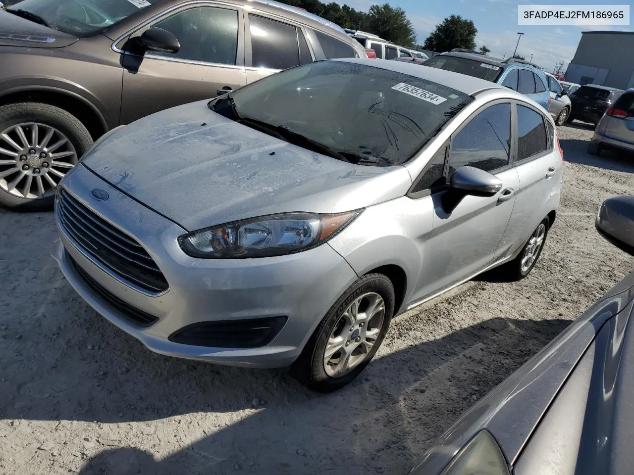 2015 Ford Fiesta Se VIN: 3FADP4EJ2FM186965 Lot: 76357634