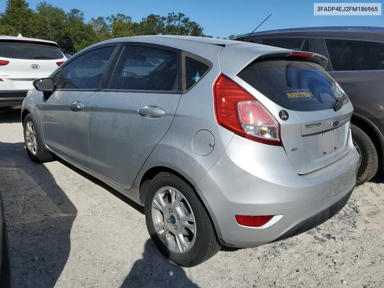 2015 Ford Fiesta Se VIN: 3FADP4EJ2FM186965 Lot: 76357634