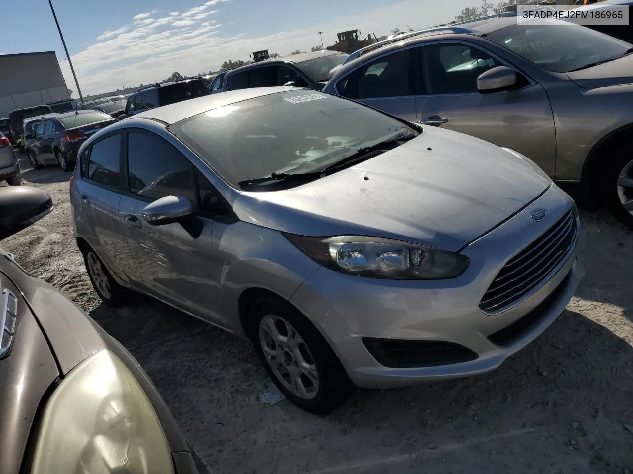 2015 Ford Fiesta Se VIN: 3FADP4EJ2FM186965 Lot: 76357634