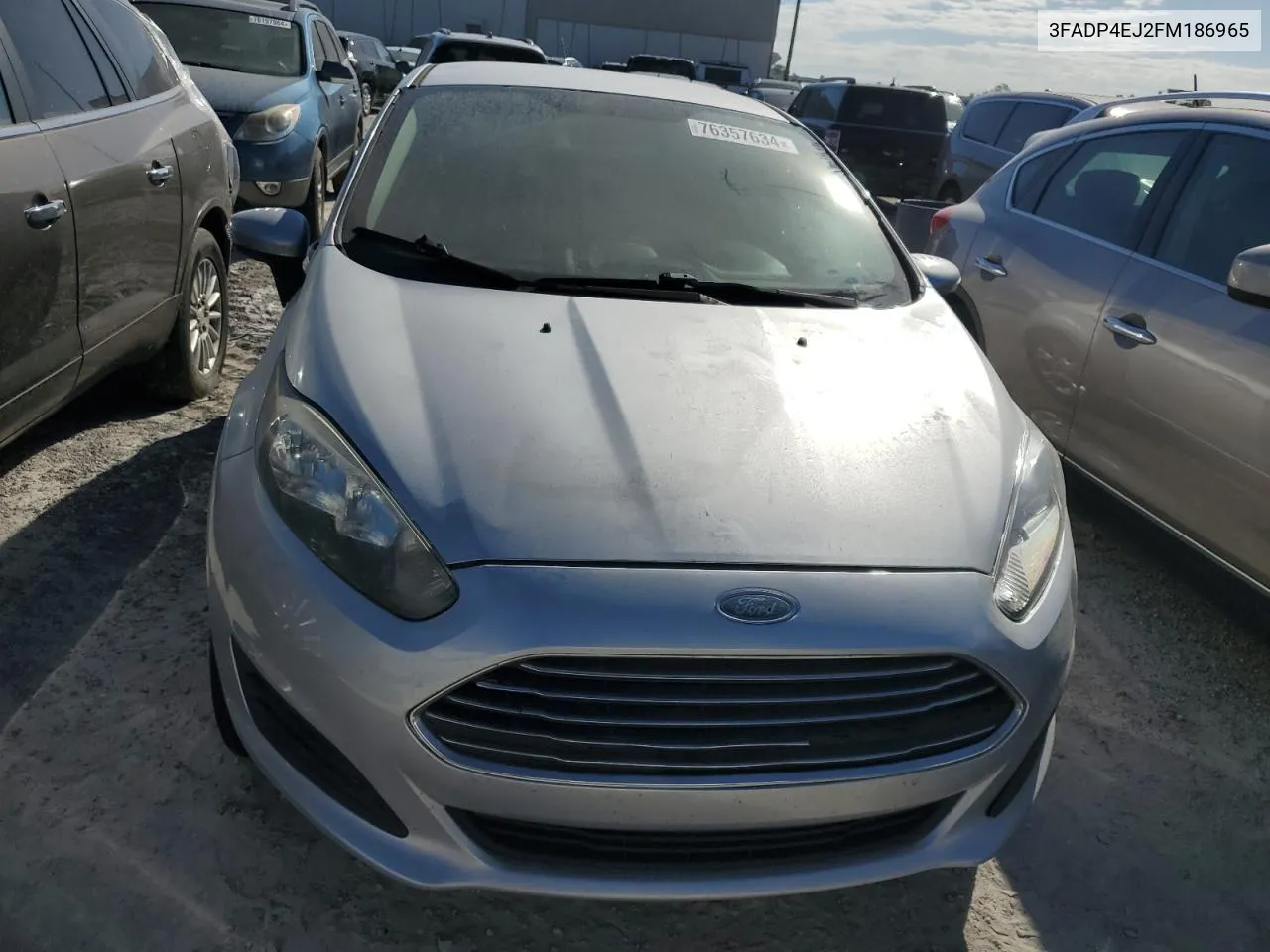 2015 Ford Fiesta Se VIN: 3FADP4EJ2FM186965 Lot: 76357634