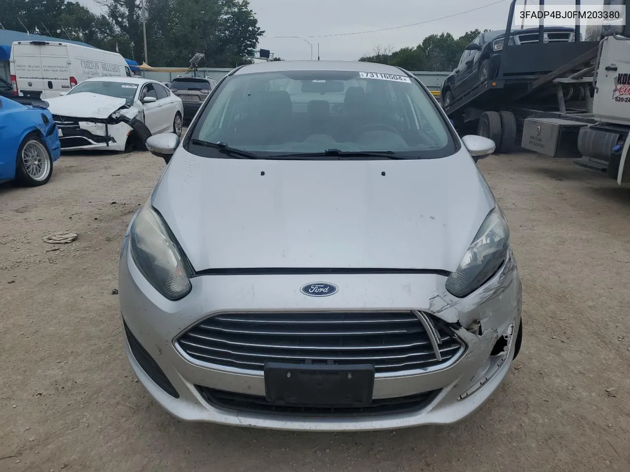 2015 Ford Fiesta Se VIN: 3FADP4BJ0FM203380 Lot: 76469024