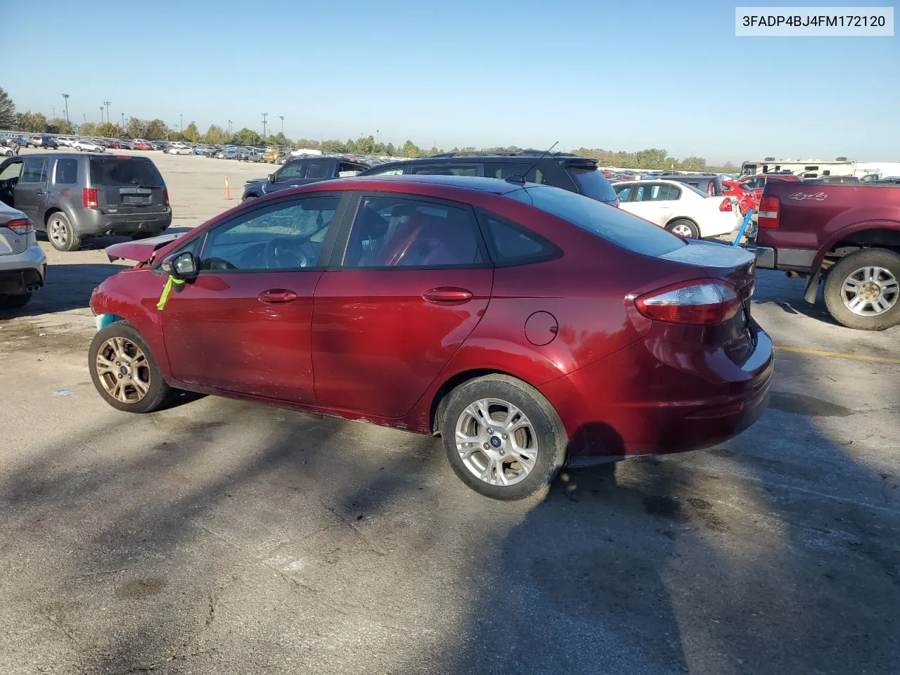 2015 Ford Fiesta Se VIN: 3FADP4BJ4FM172120 Lot: 76673274