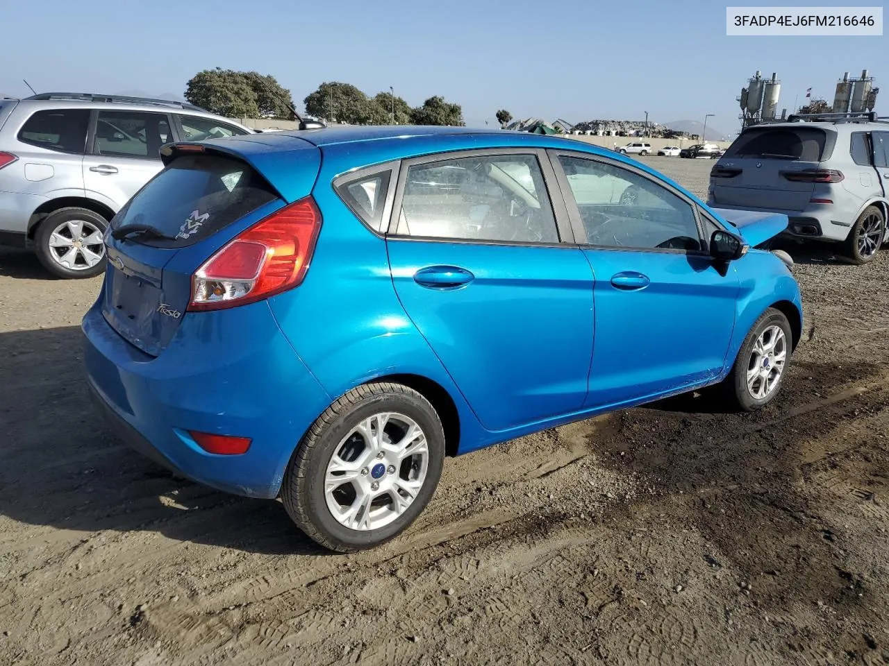 2015 Ford Fiesta Se VIN: 3FADP4EJ6FM216646 Lot: 76945724