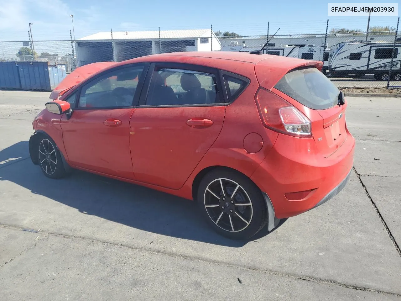 2015 Ford Fiesta Se VIN: 3FADP4EJ4FM203930 Lot: 76993134