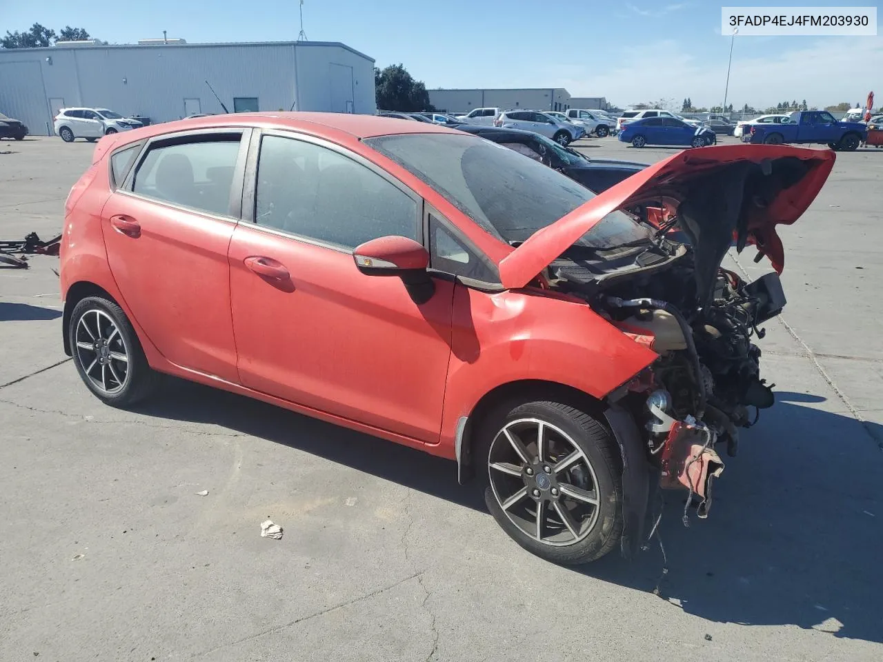 2015 Ford Fiesta Se VIN: 3FADP4EJ4FM203930 Lot: 76993134