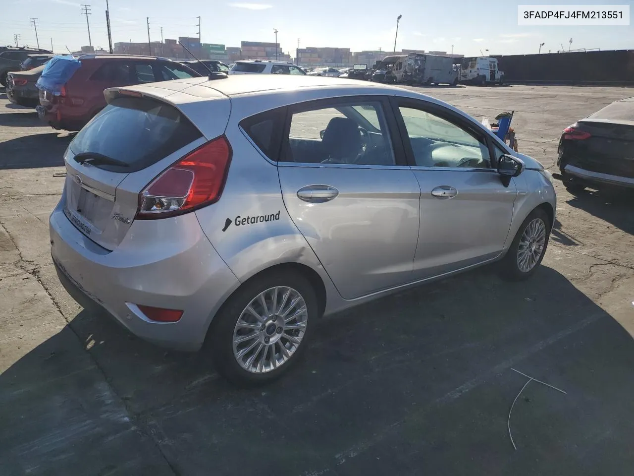 2015 Ford Fiesta Titanium VIN: 3FADP4FJ4FM213551 Lot: 77201104