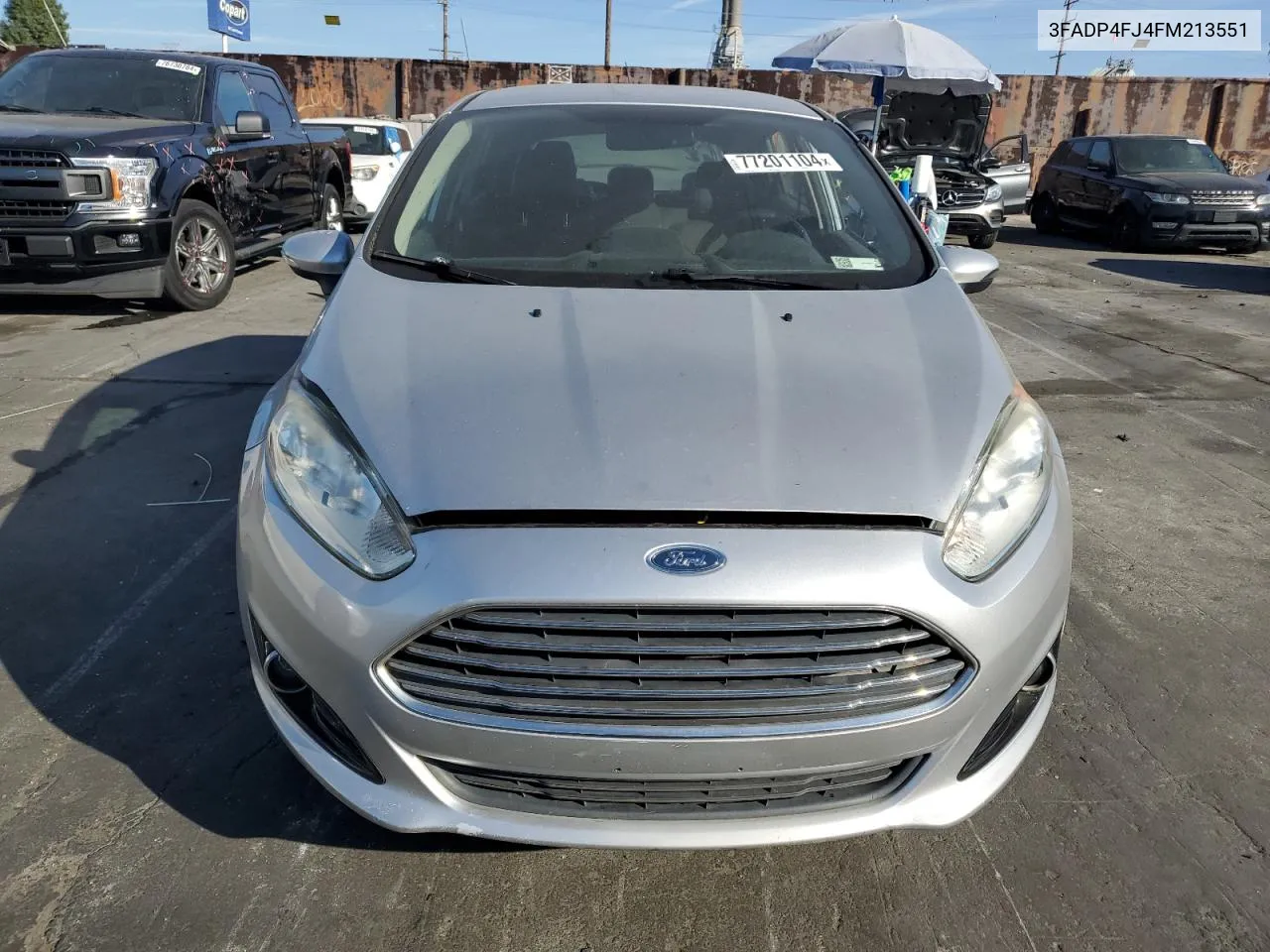 2015 Ford Fiesta Titanium VIN: 3FADP4FJ4FM213551 Lot: 77201104