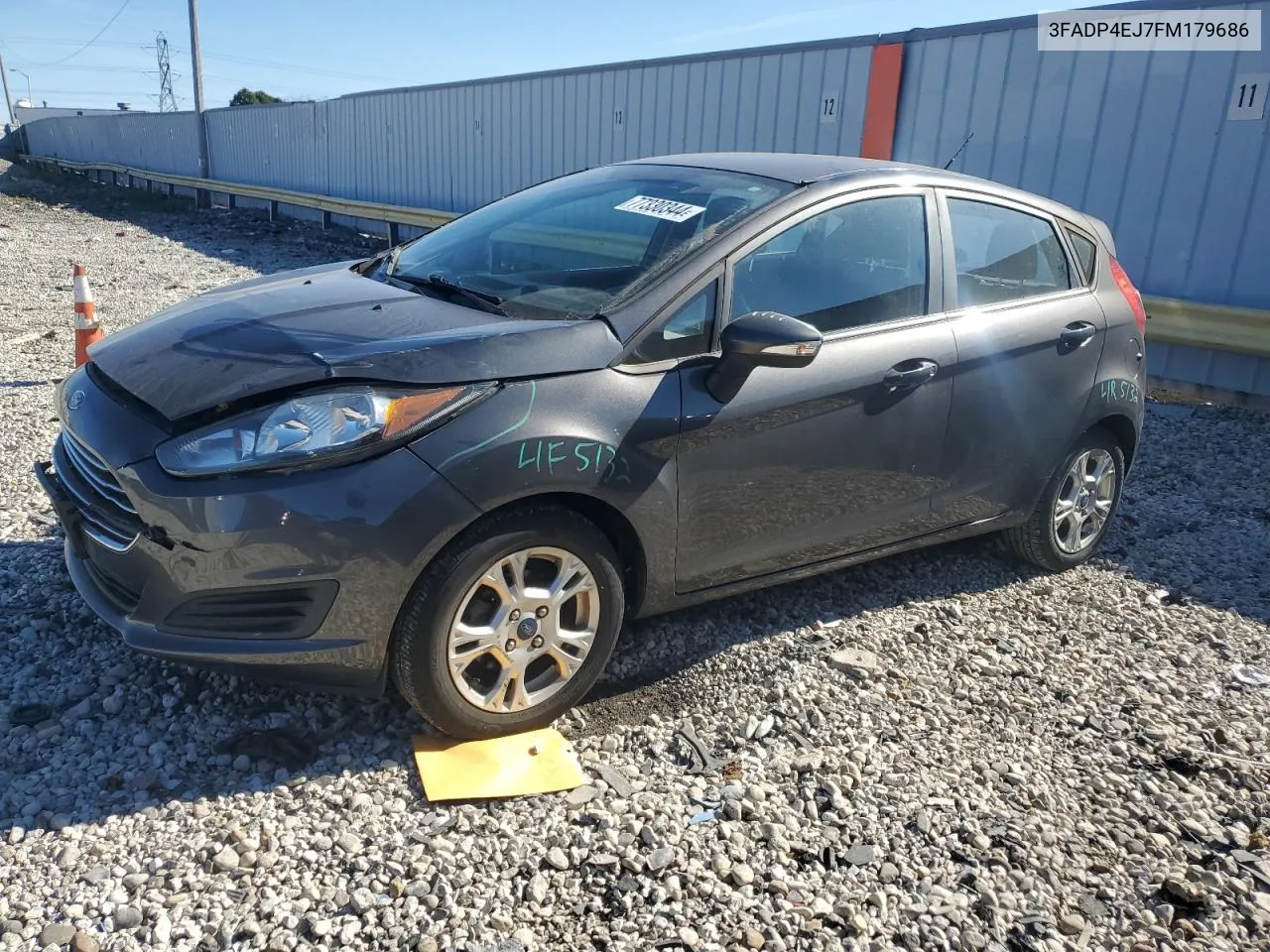 2015 Ford Fiesta Se VIN: 3FADP4EJ7FM179686 Lot: 77330344