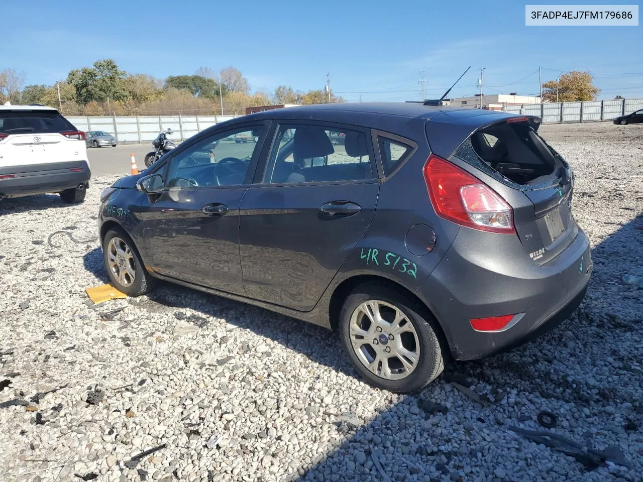 2015 Ford Fiesta Se VIN: 3FADP4EJ7FM179686 Lot: 77330344