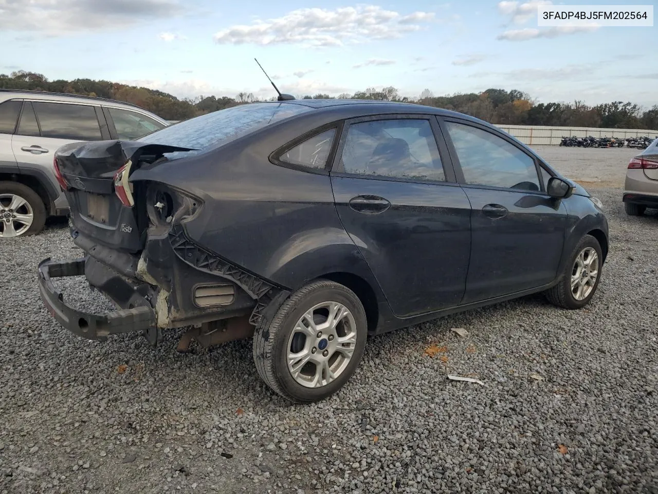 2015 Ford Fiesta Se VIN: 3FADP4BJ5FM202564 Lot: 77804804