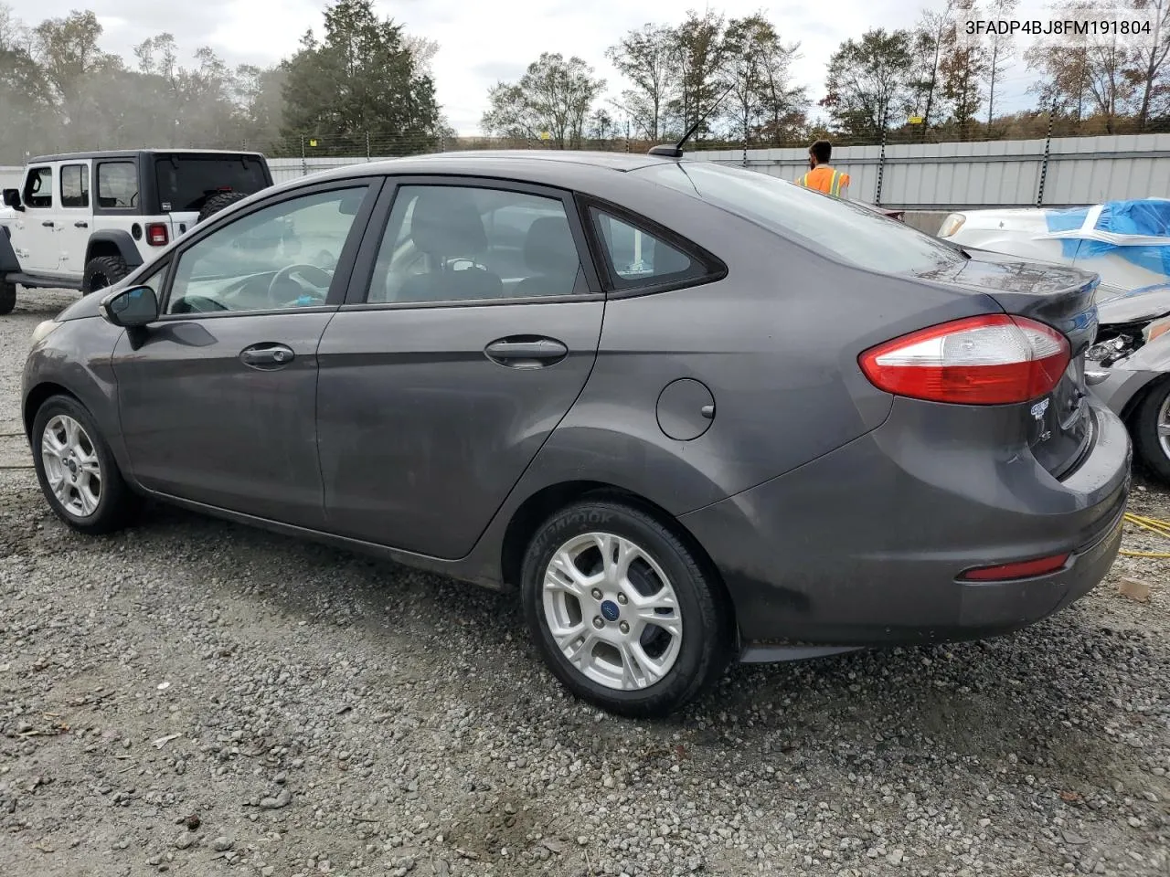 2015 Ford Fiesta Se VIN: 3FADP4BJ8FM191804 Lot: 77983944