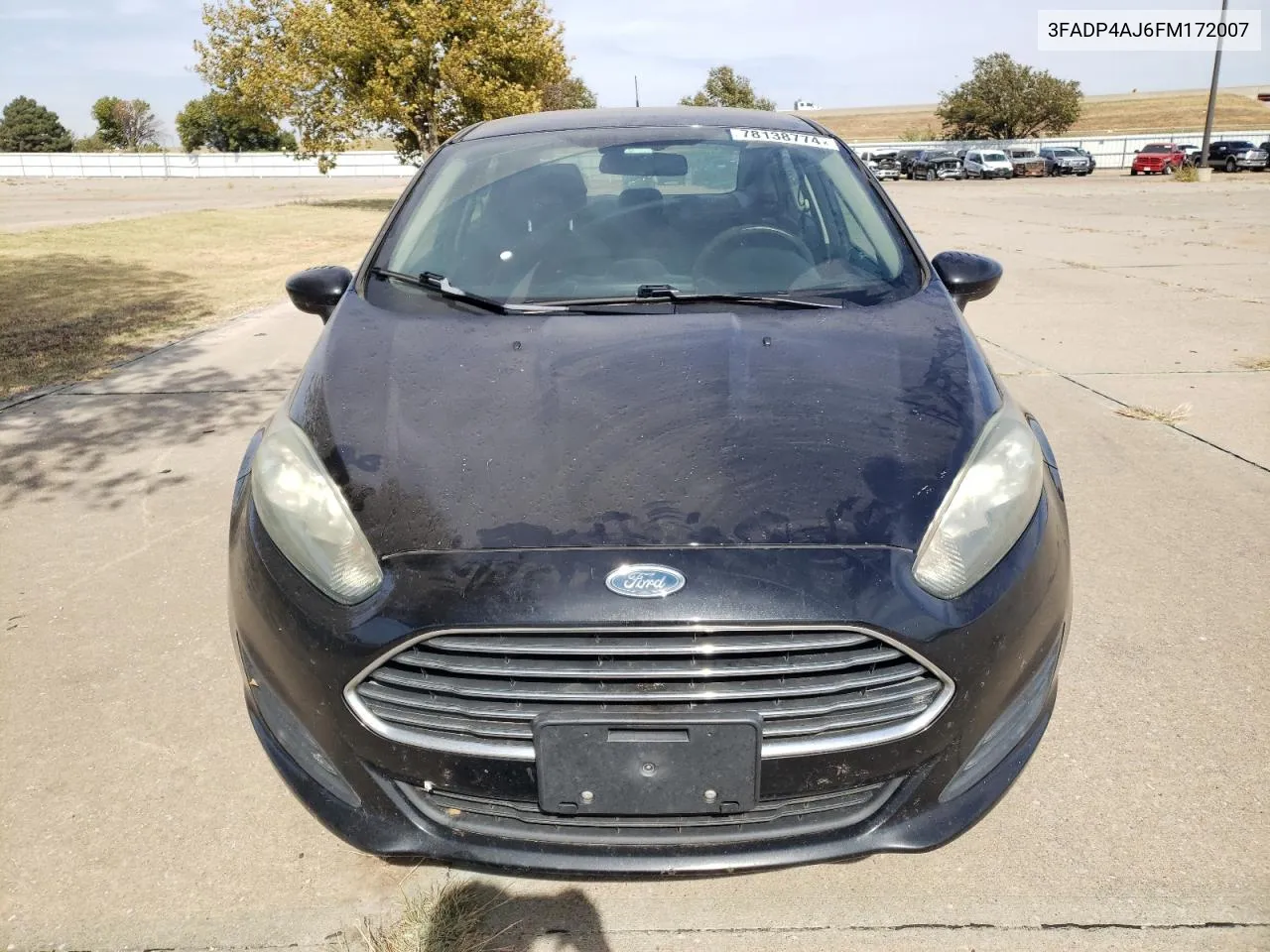 2015 Ford Fiesta S VIN: 3FADP4AJ6FM172007 Lot: 78138774