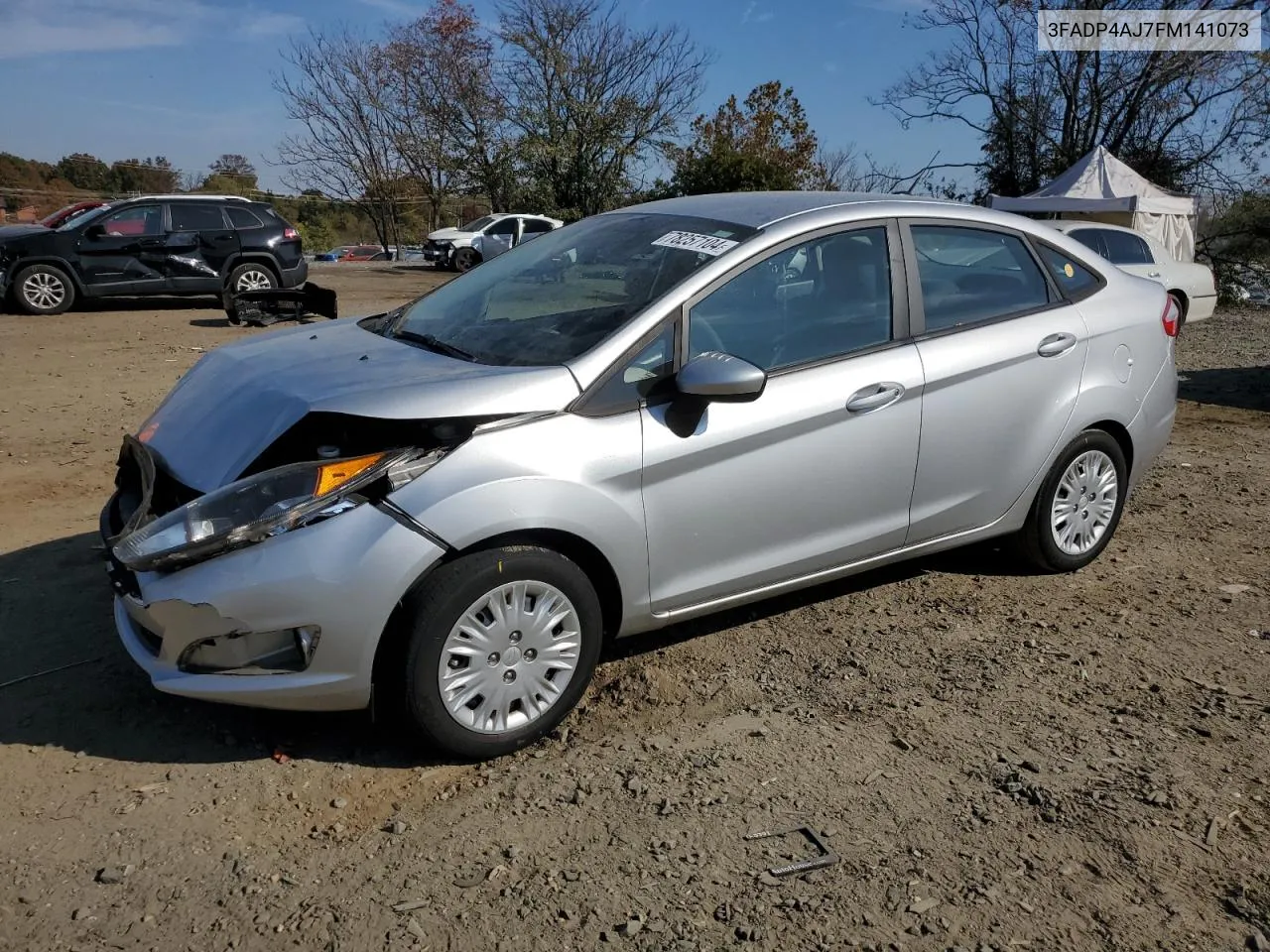 2015 Ford Fiesta S VIN: 3FADP4AJ7FM141073 Lot: 78257104