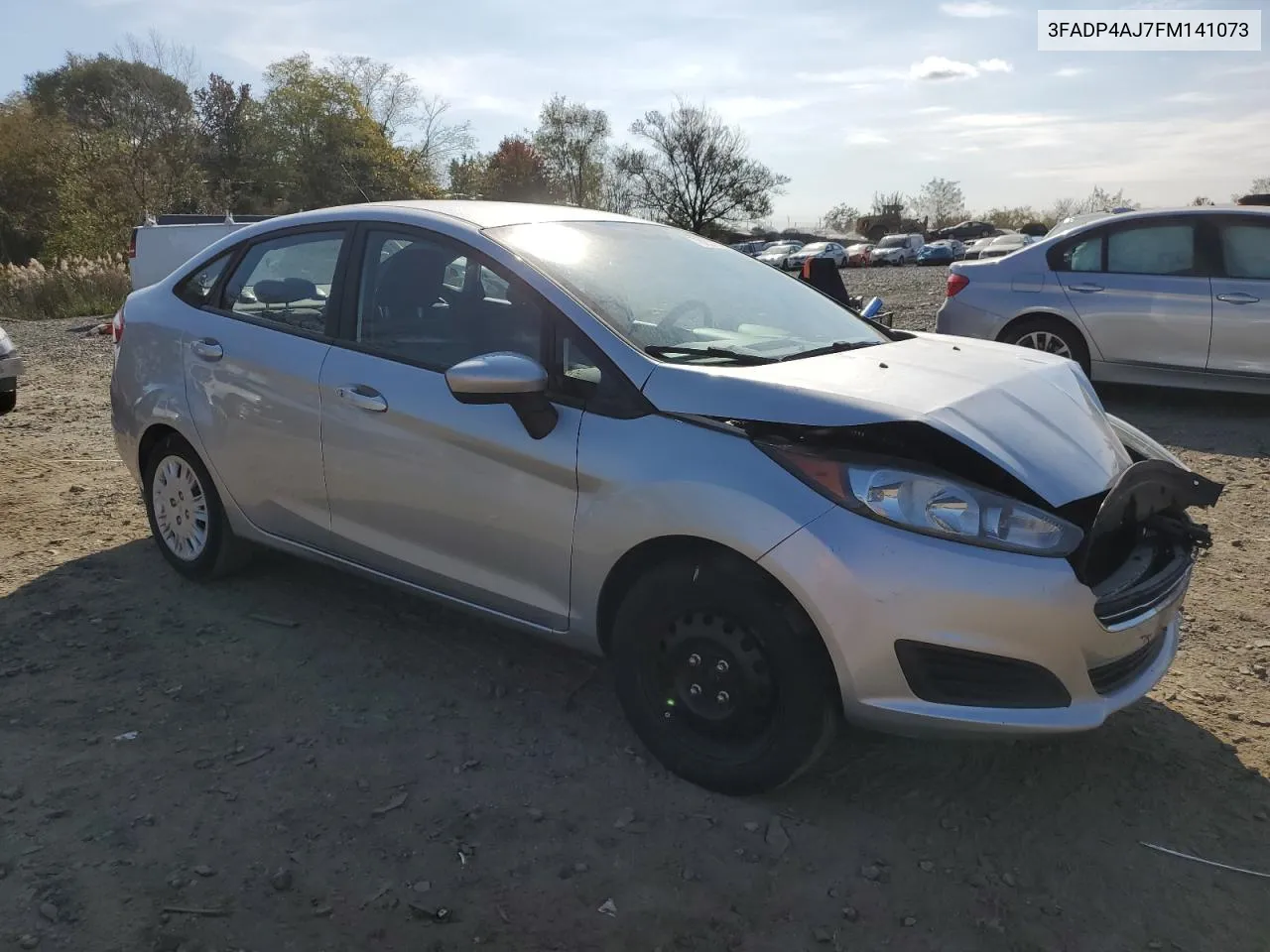 2015 Ford Fiesta S VIN: 3FADP4AJ7FM141073 Lot: 78257104