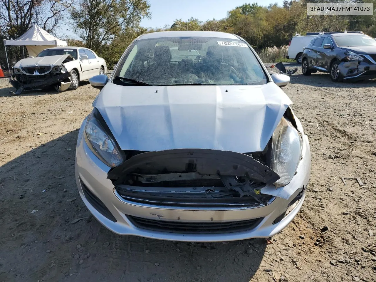 2015 Ford Fiesta S VIN: 3FADP4AJ7FM141073 Lot: 78257104