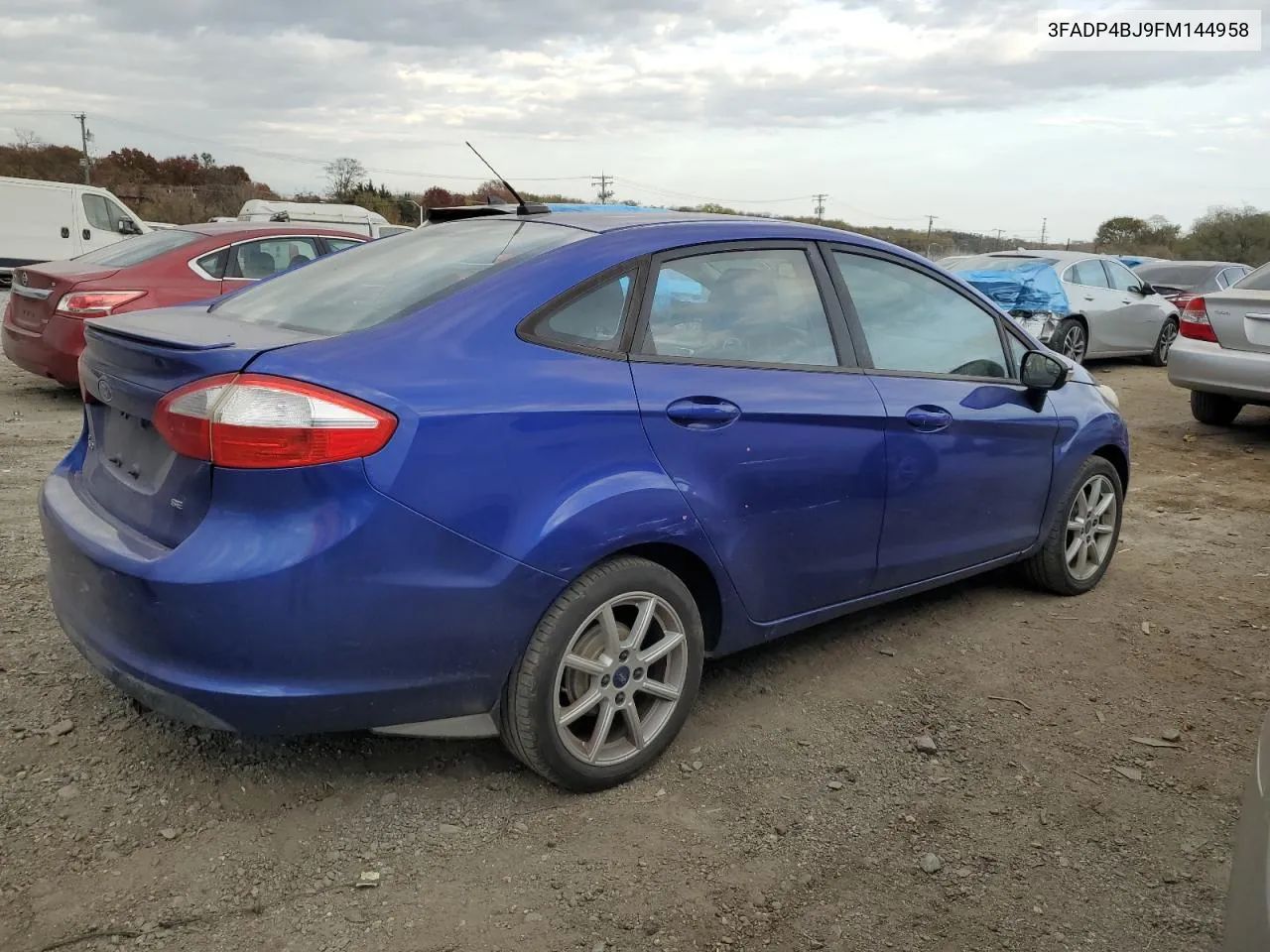 2015 Ford Fiesta Se VIN: 3FADP4BJ9FM144958 Lot: 78772434