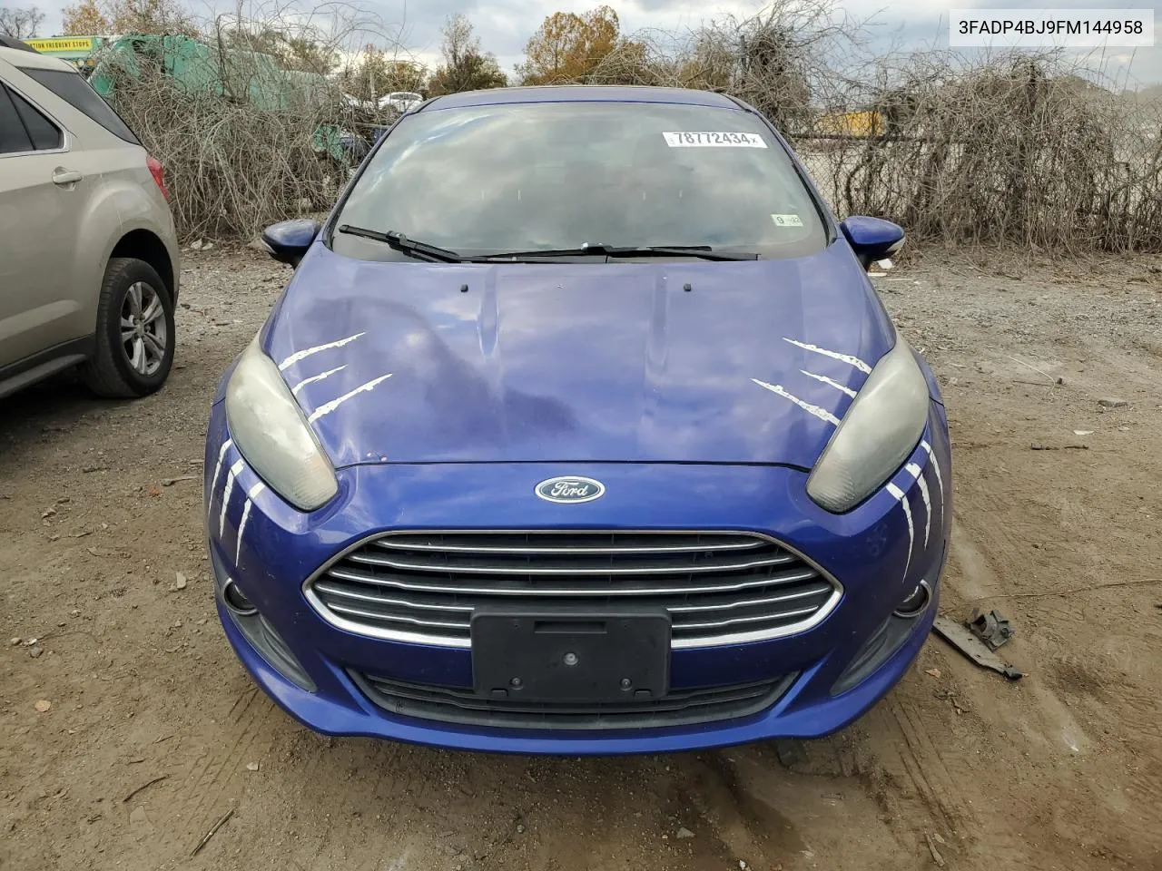 2015 Ford Fiesta Se VIN: 3FADP4BJ9FM144958 Lot: 78772434