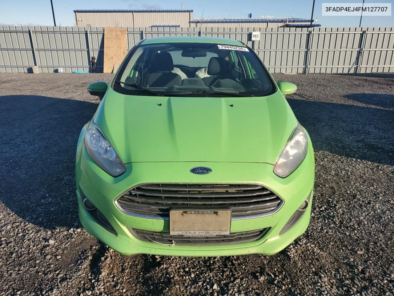 2015 Ford Fiesta Se VIN: 3FADP4EJ4FM127707 Lot: 79445234