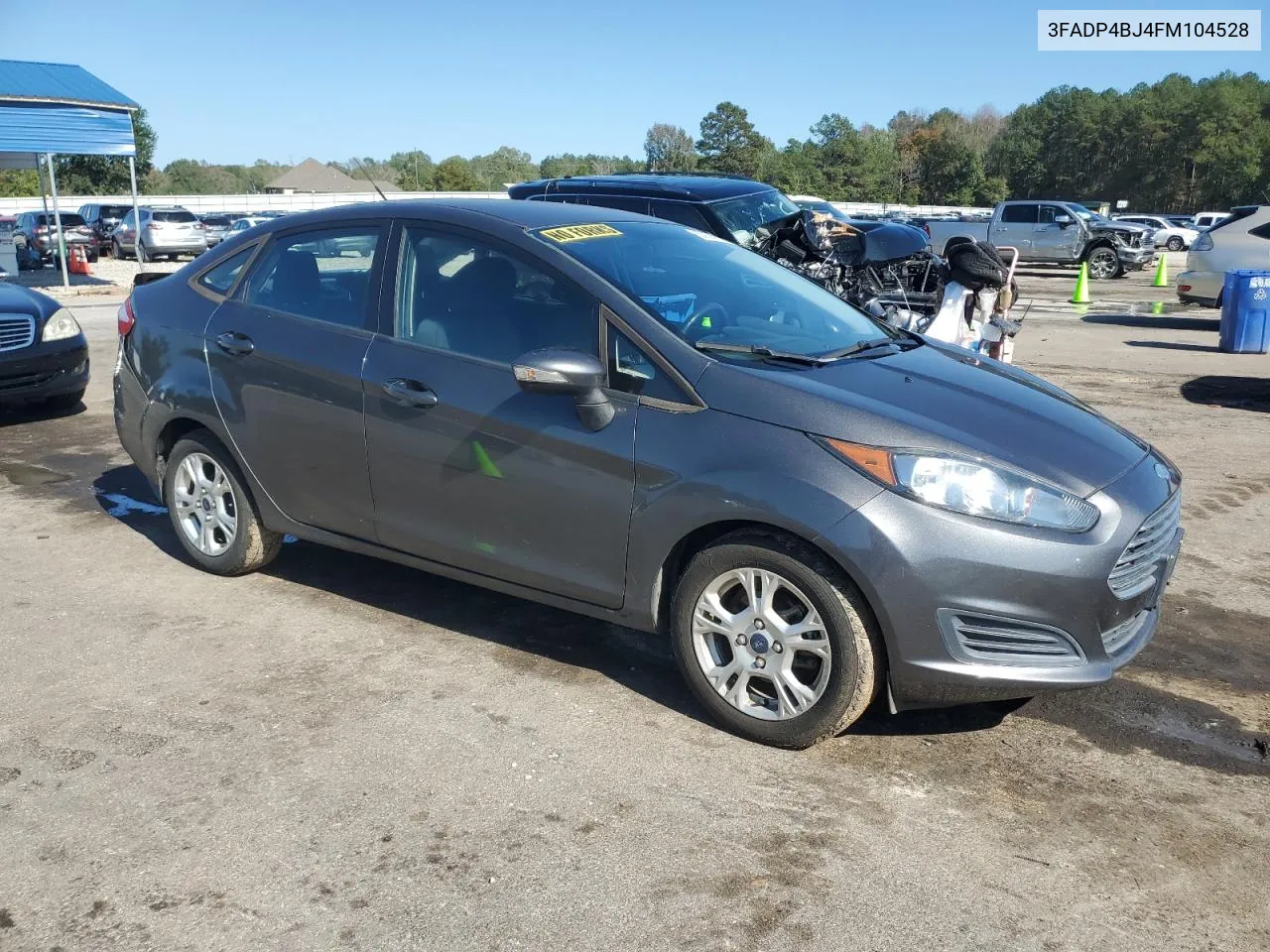 2015 Ford Fiesta Se VIN: 3FADP4BJ4FM104528 Lot: 80055974