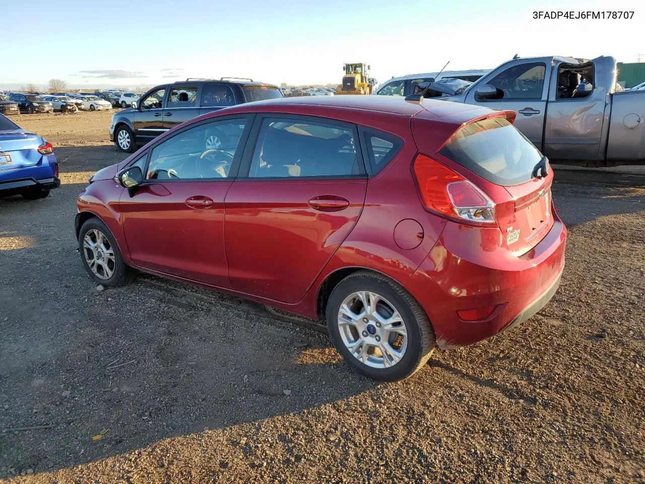 2015 Ford Fiesta Se VIN: 3FADP4EJ6FM178707 Lot: 80197454