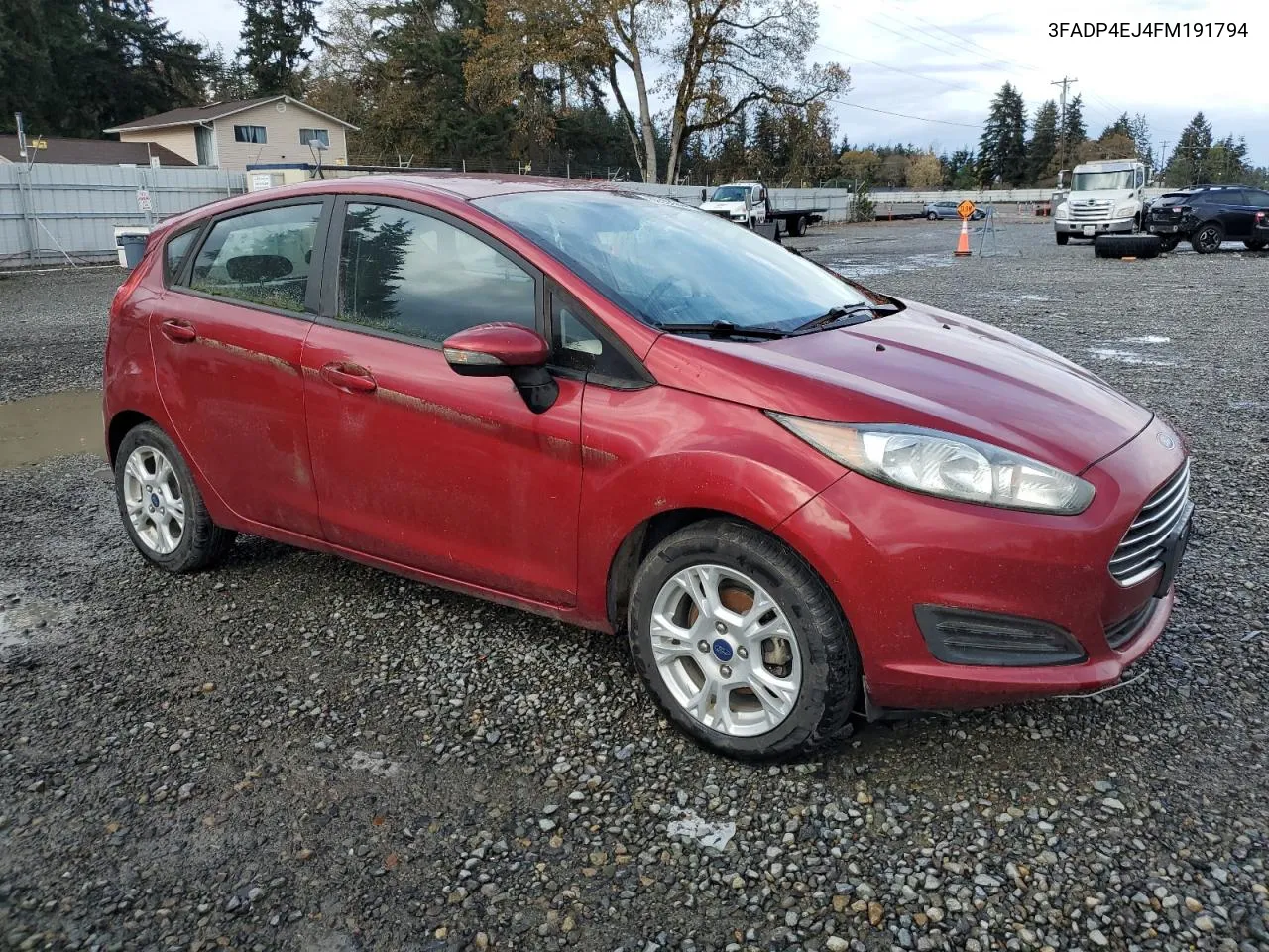 2015 Ford Fiesta Se VIN: 3FADP4EJ4FM191794 Lot: 80508244