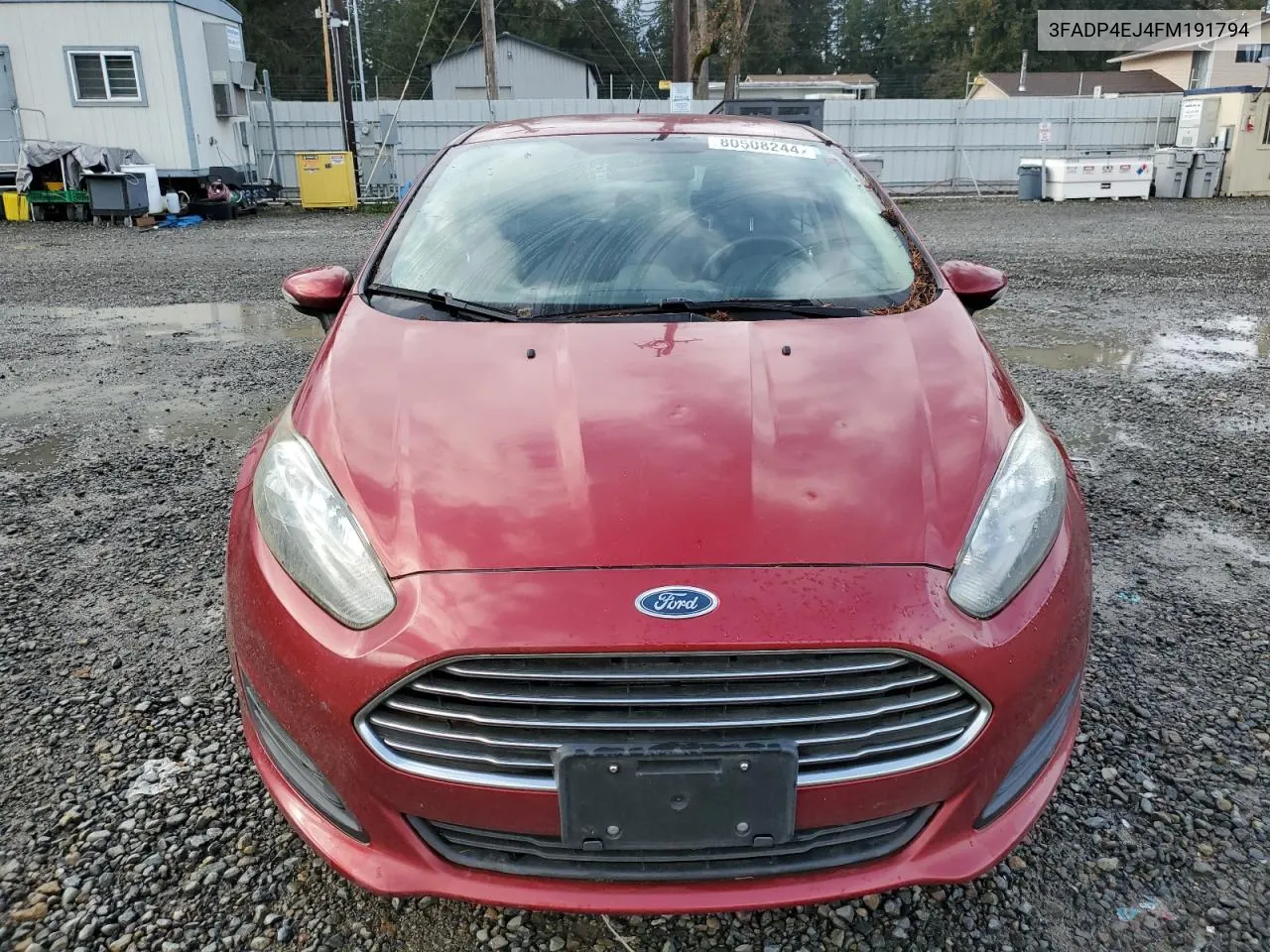 2015 Ford Fiesta Se VIN: 3FADP4EJ4FM191794 Lot: 80508244