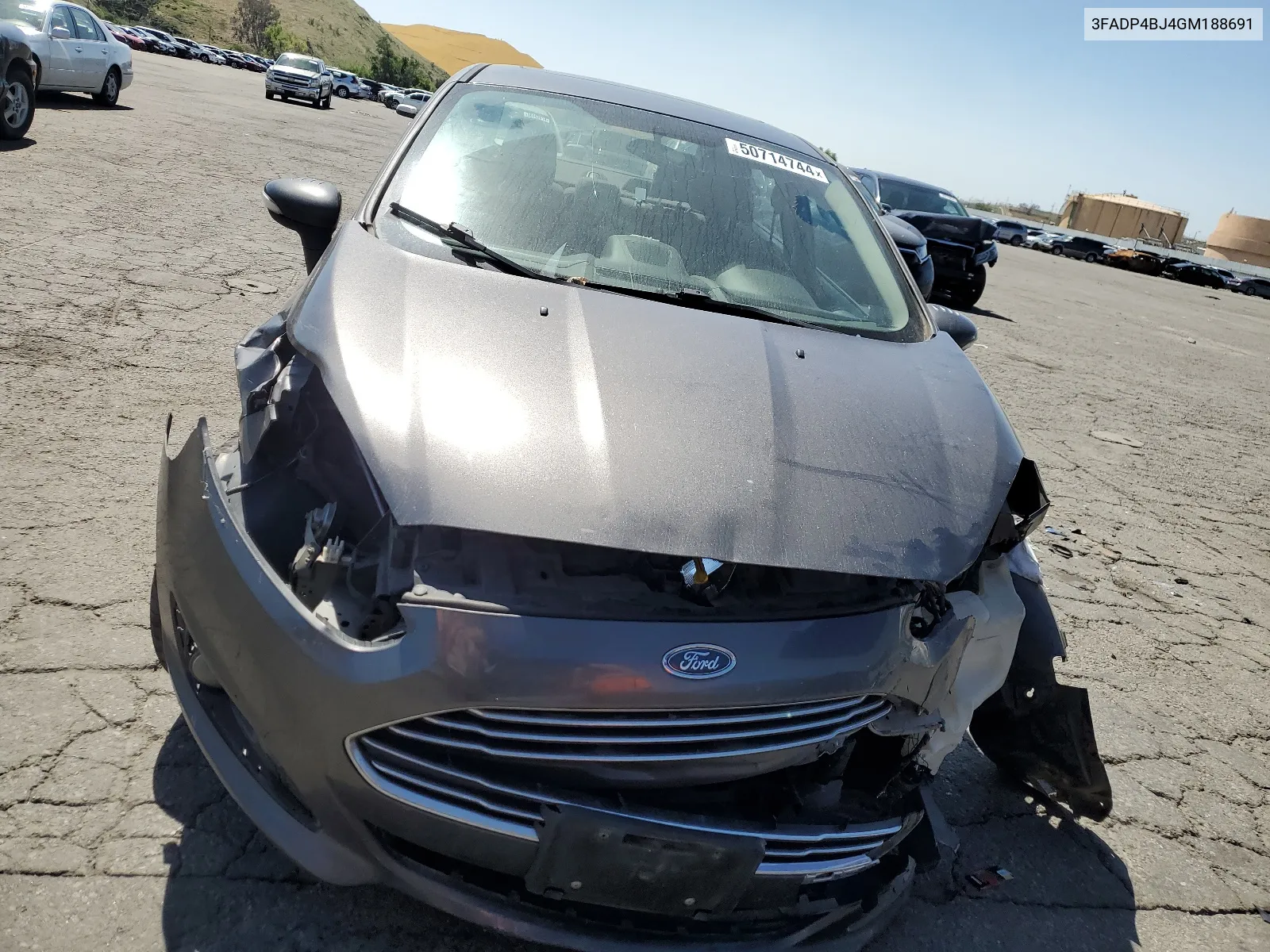 2016 Ford Fiesta Se VIN: 3FADP4BJ4GM188691 Lot: 50714744