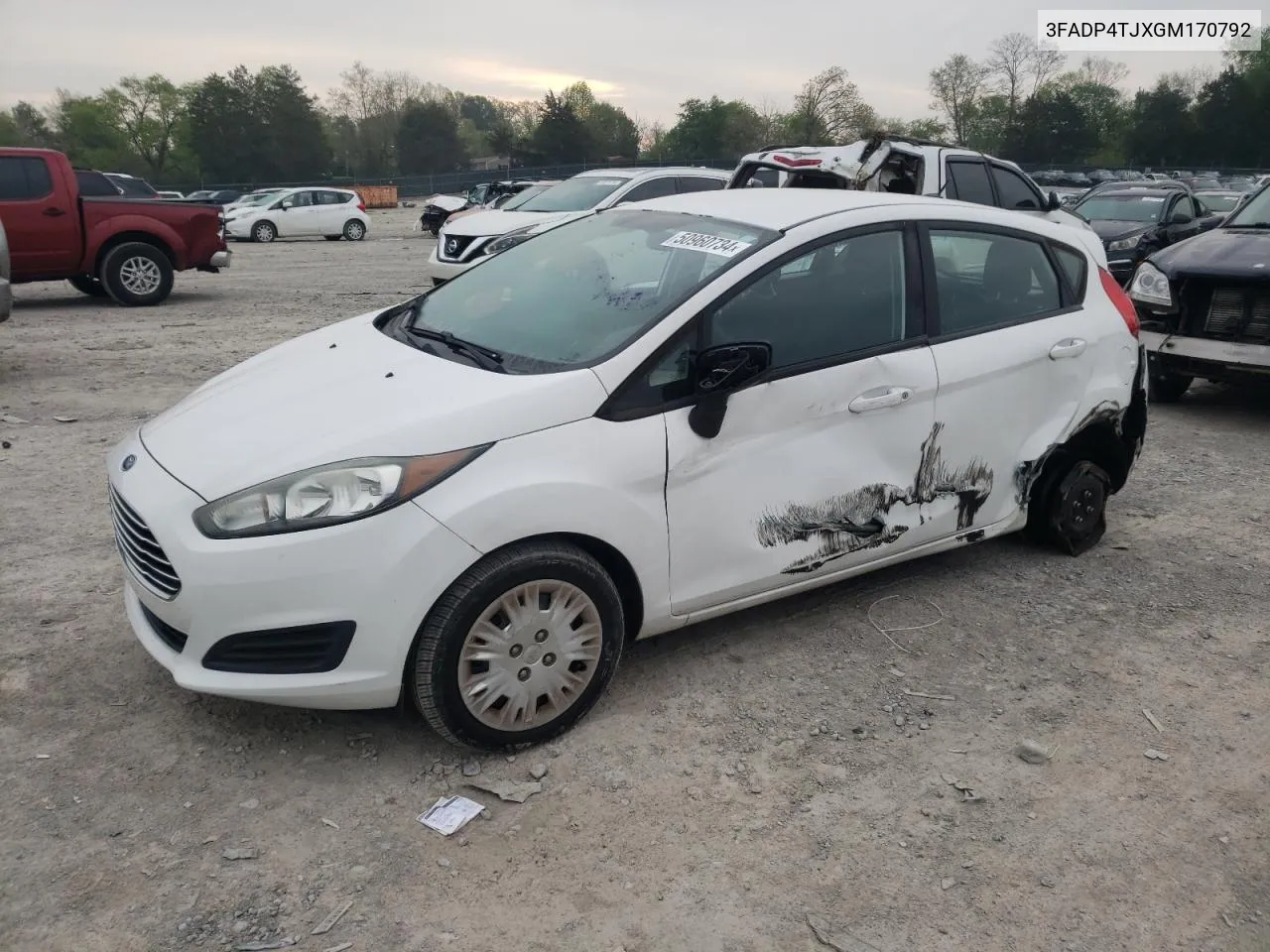 3FADP4TJXGM170792 2016 Ford Fiesta S