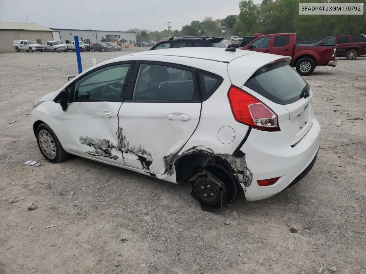 3FADP4TJXGM170792 2016 Ford Fiesta S