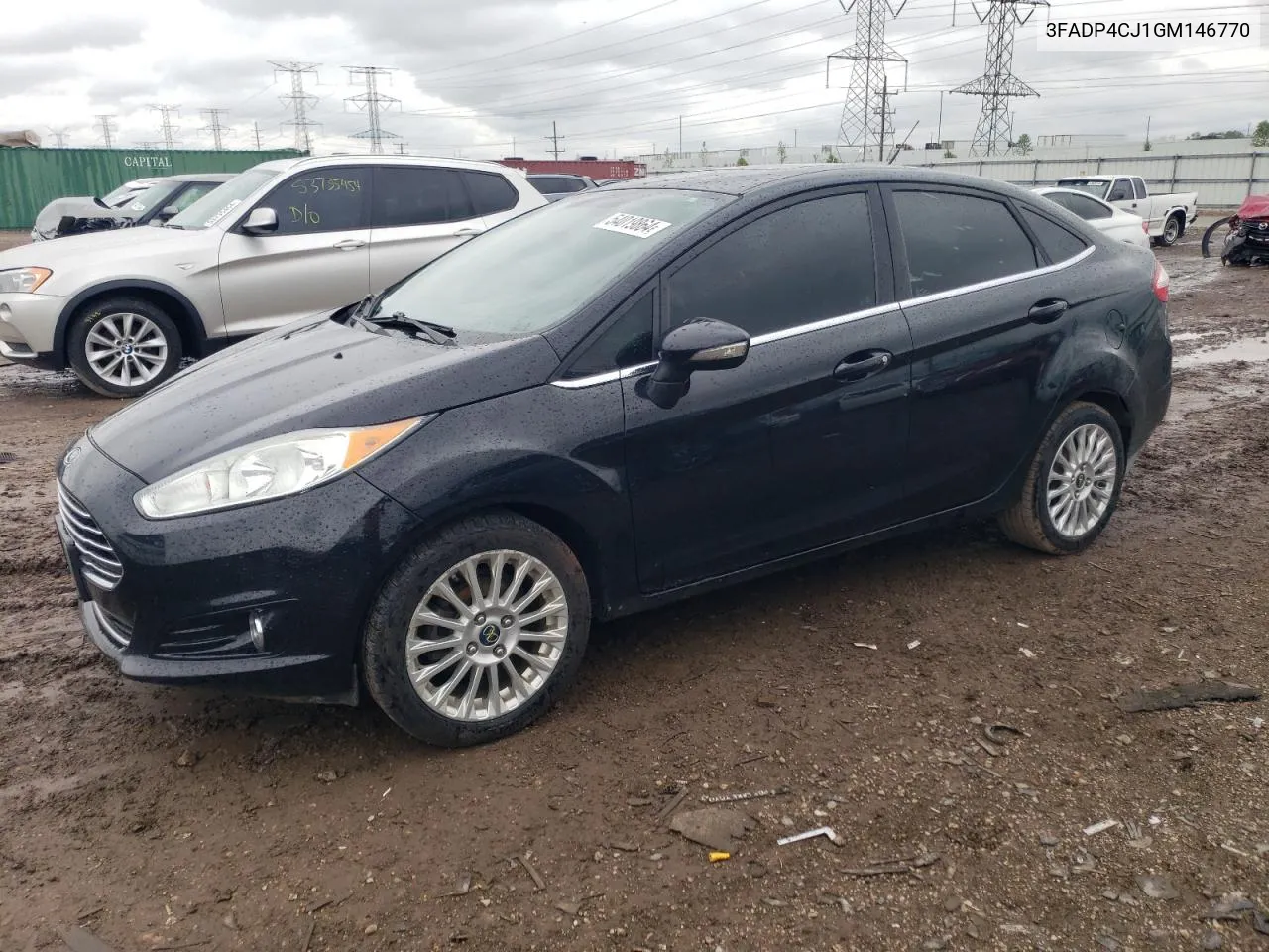 2016 Ford Fiesta Titanium VIN: 3FADP4CJ1GM146770 Lot: 54019864