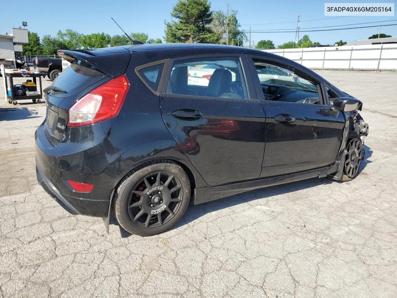 2016 Ford Fiesta St VIN: 3FADP4GX6GM205164 Lot: 57001704