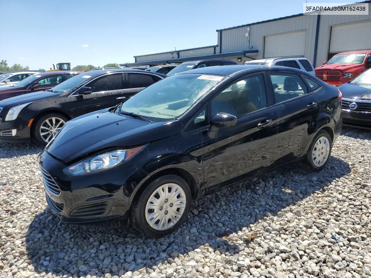 2016 Ford Fiesta S VIN: 3FADP4AJ3GM162438 Lot: 57736834