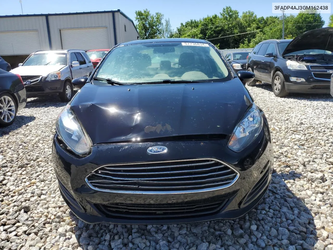 2016 Ford Fiesta S VIN: 3FADP4AJ3GM162438 Lot: 57736834