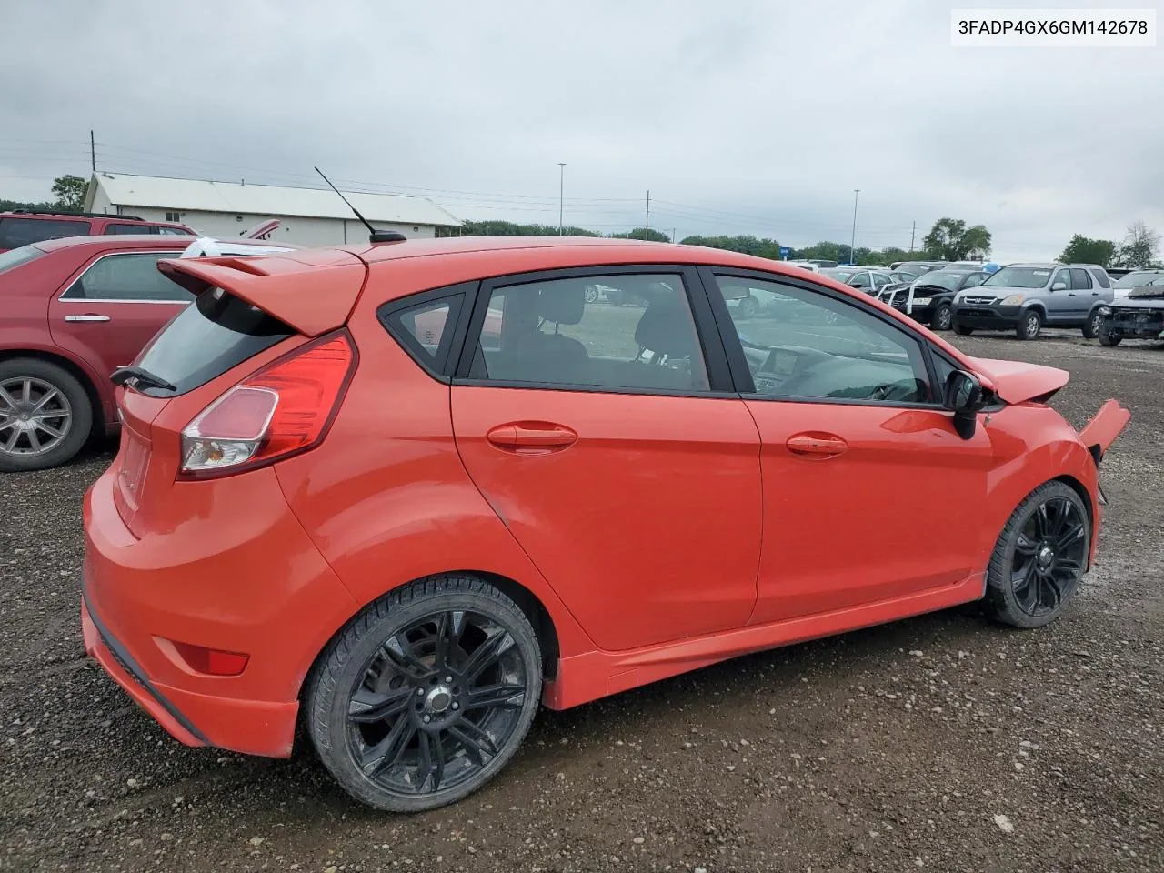 2016 Ford Fiesta St VIN: 3FADP4GX6GM142678 Lot: 58944864