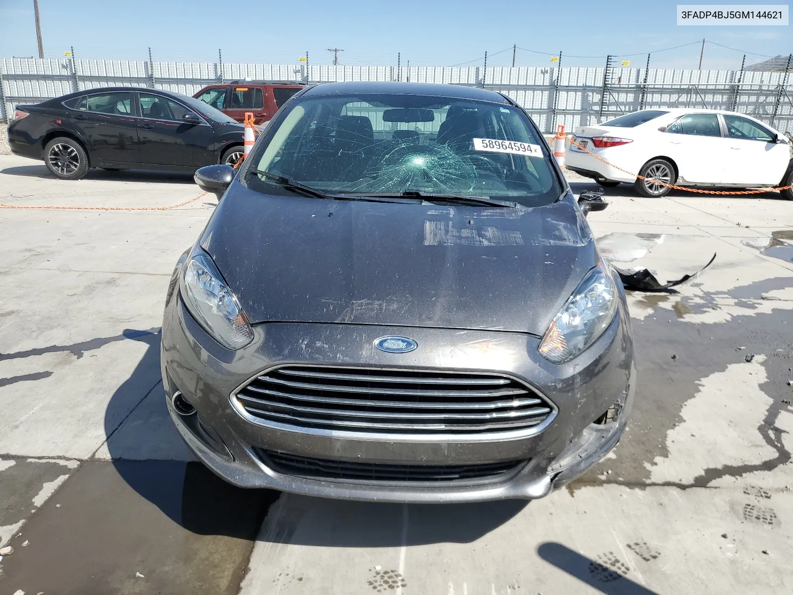 2016 Ford Fiesta Se VIN: 3FADP4BJ5GM144621 Lot: 58964594