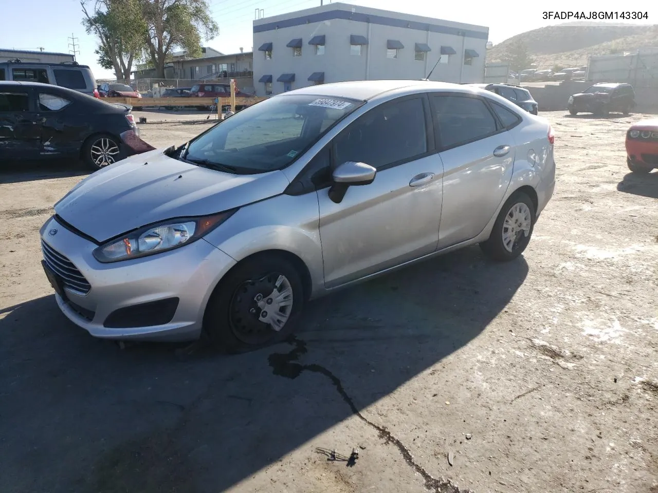 2016 Ford Fiesta S VIN: 3FADP4AJ8GM143304 Lot: 59847974