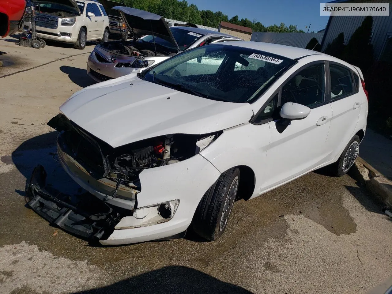 2016 Ford Fiesta S VIN: 3FADP4TJ9GM170640 Lot: 60658864