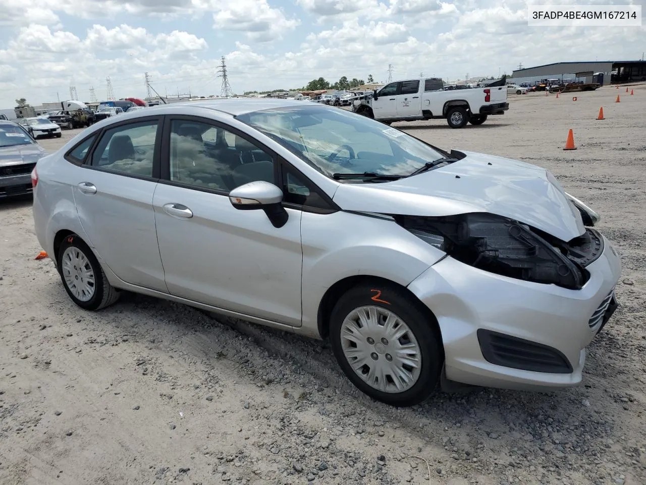 2016 Ford Fiesta Se VIN: 3FADP4BE4GM167214 Lot: 62871704