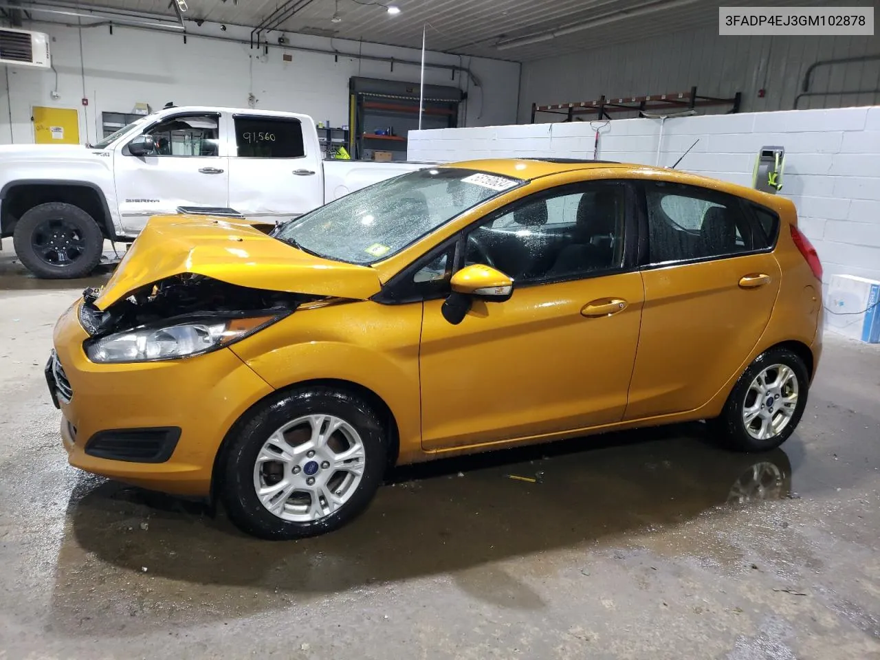 2016 Ford Fiesta Se VIN: 3FADP4EJ3GM102878 Lot: 65150634