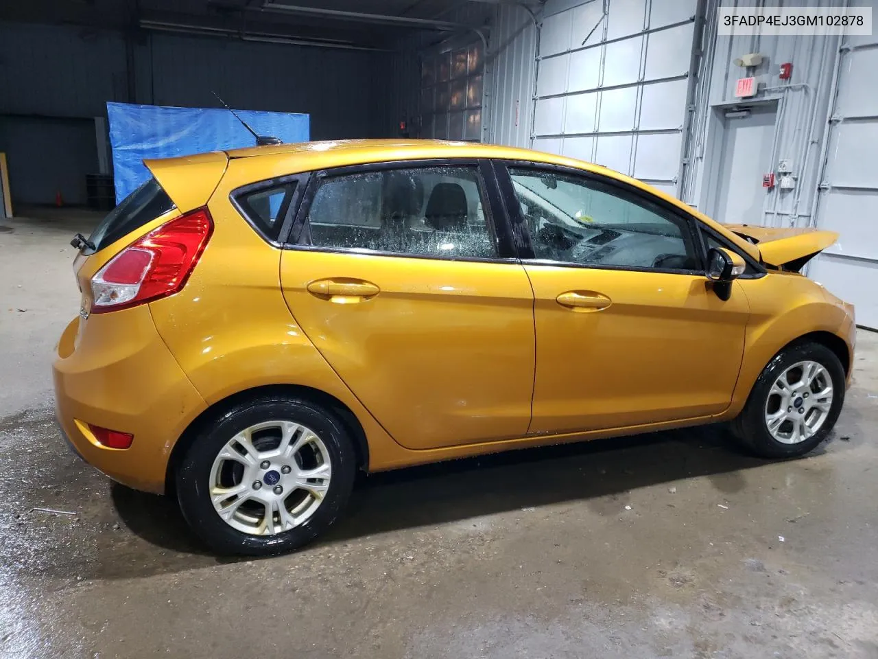 2016 Ford Fiesta Se VIN: 3FADP4EJ3GM102878 Lot: 65150634