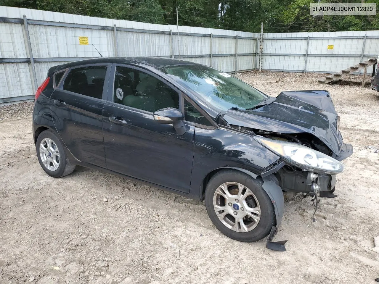 2016 Ford Fiesta Se VIN: 3FADP4EJ0GM112820 Lot: 66166034