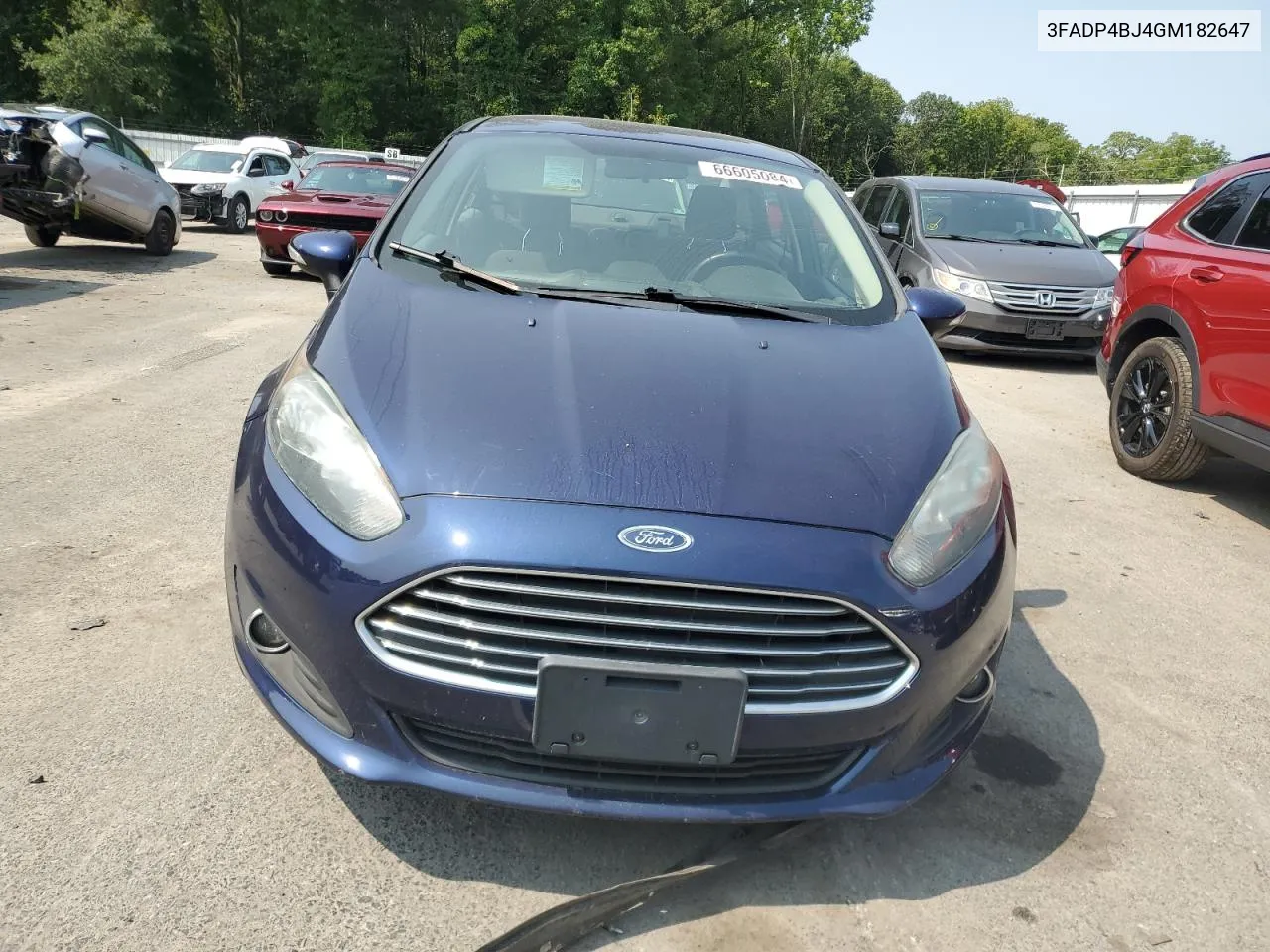 2016 Ford Fiesta Se VIN: 3FADP4BJ4GM182647 Lot: 66605084