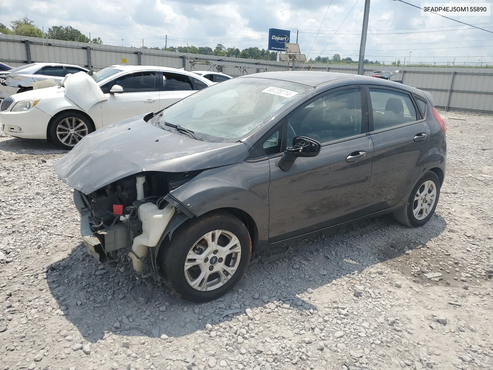 2016 Ford Fiesta Se VIN: 3FADP4EJ5GM155890 Lot: 66728714