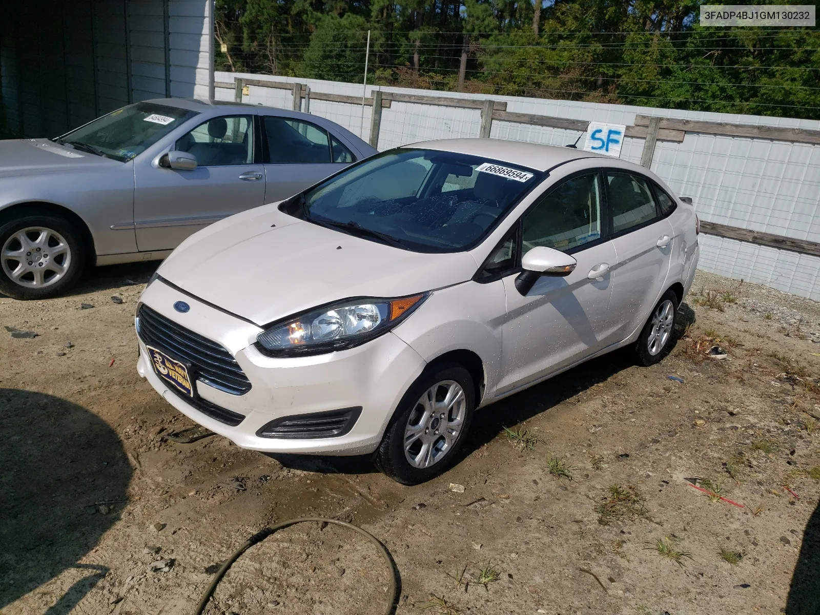 2016 Ford Fiesta Se VIN: 3FADP4BJ1GM130232 Lot: 66869594