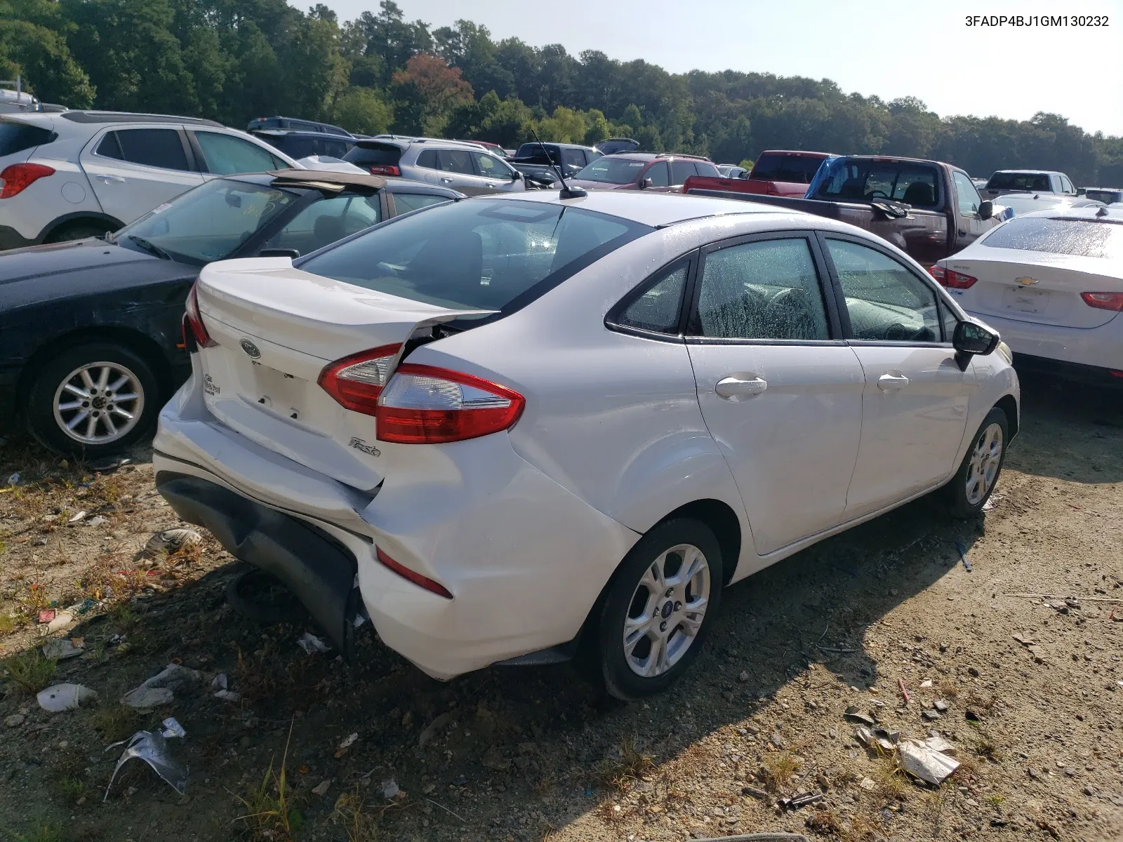 2016 Ford Fiesta Se VIN: 3FADP4BJ1GM130232 Lot: 66869594