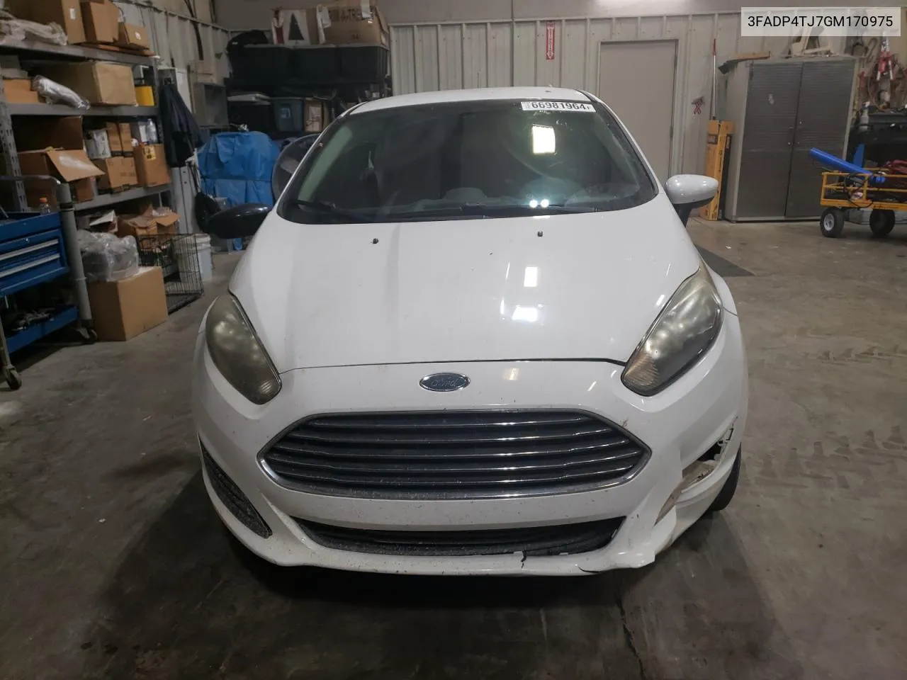 2016 Ford Fiesta S VIN: 3FADP4TJ7GM170975 Lot: 66981964