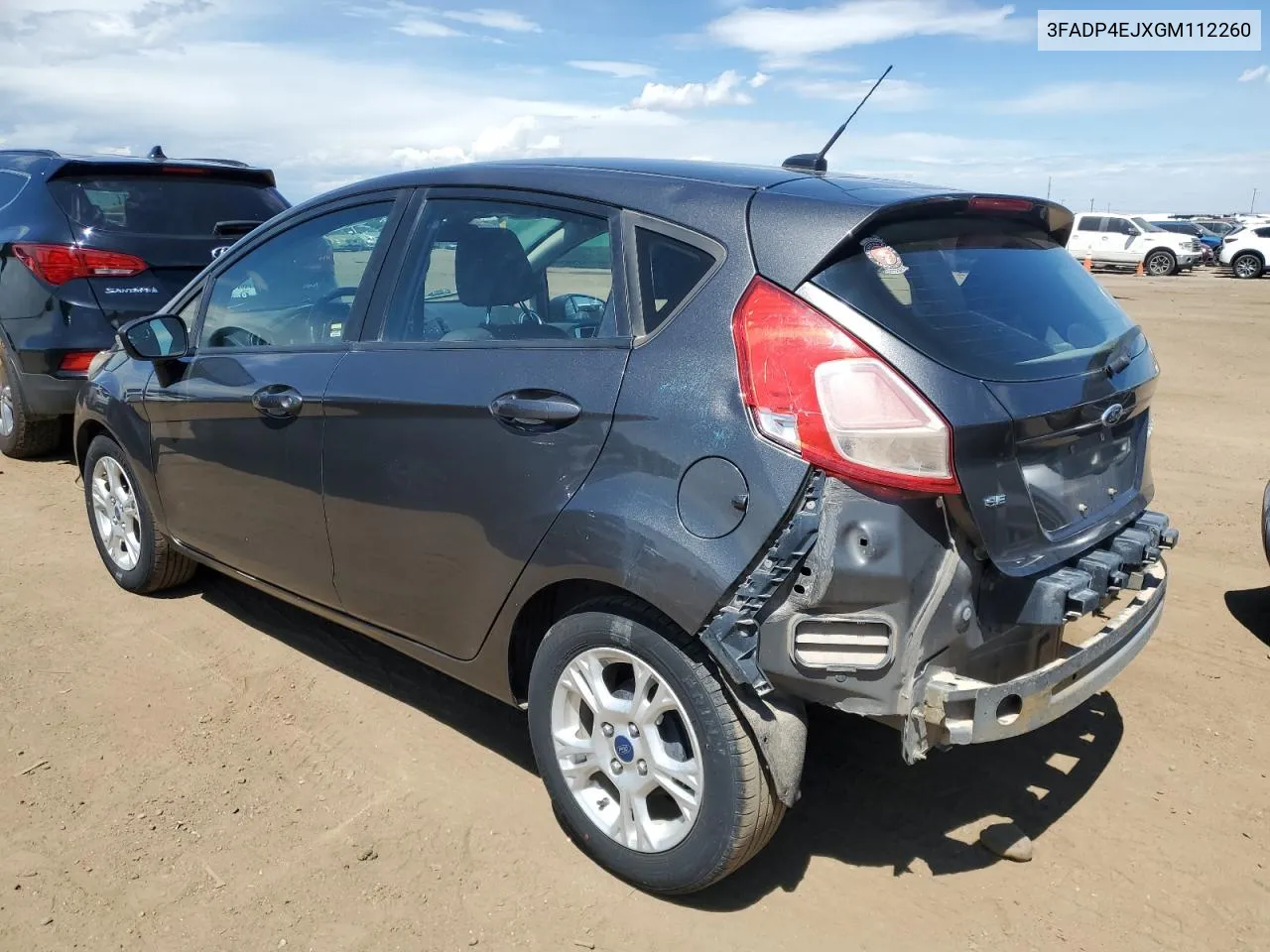 2016 Ford Fiesta Se VIN: 3FADP4EJXGM112260 Lot: 67135534