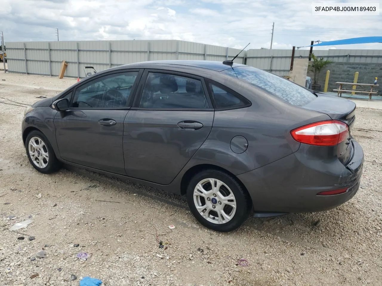 2016 Ford Fiesta Se VIN: 3FADP4BJ0GM189403 Lot: 67163474