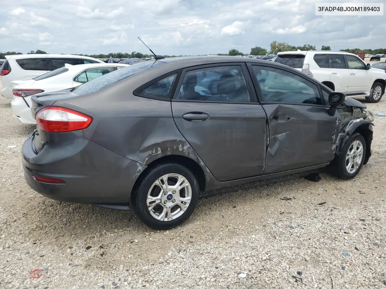 2016 Ford Fiesta Se VIN: 3FADP4BJ0GM189403 Lot: 67163474